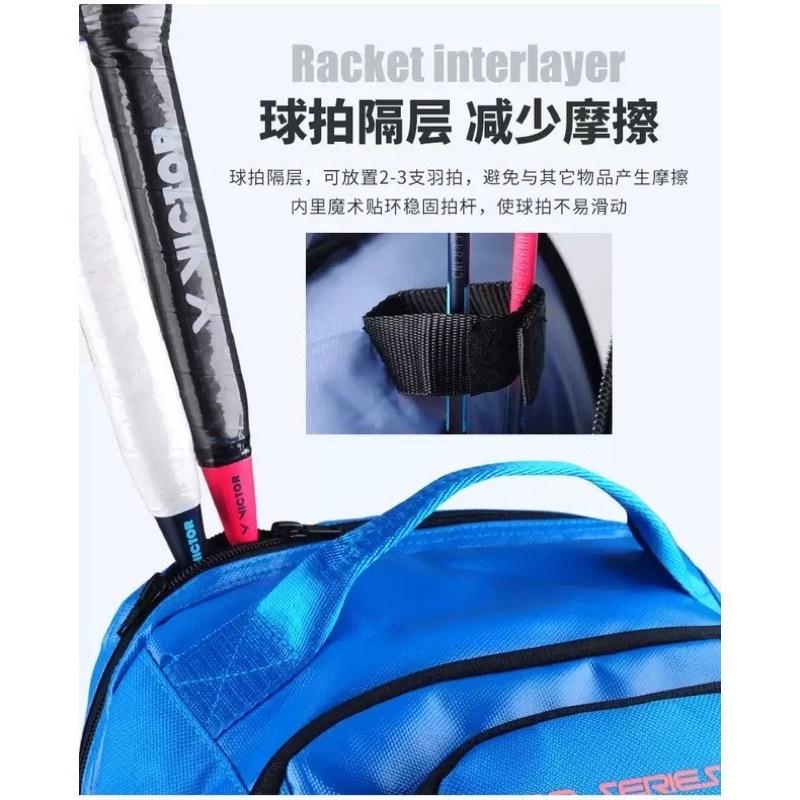 (羽球世家) 勝利 VICTOR 羽球背包 BR-8010背包 最新Pro Series 專業BR8010 三色-細節圖4