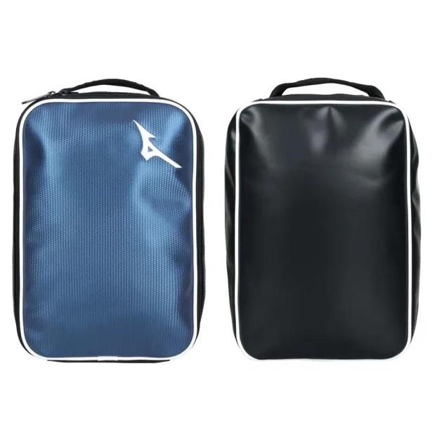 (羽球世家) 美津濃 Mizuno 鞋袋 棒球鞋袋 部分防水 亮面 手提鞋袋1FTK170427 收納袋 8.2L-細節圖4