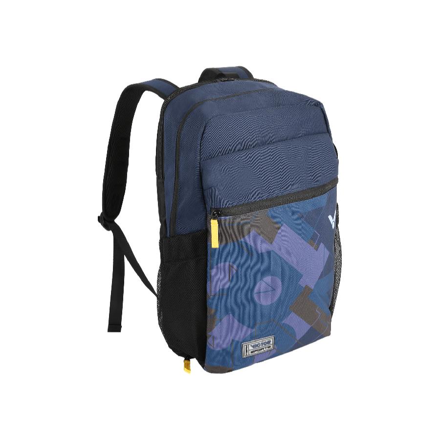 (羽球世家）勝利 Victor 羽球雙肩後背包BR-6019 雙層置物隔間 3色 BR6019 B 藏青-細節圖2