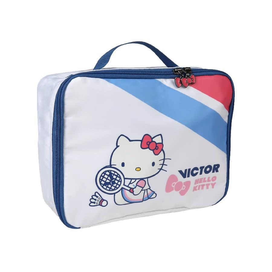 (羽球世家) VICTOR 羽球衣物袋 BG-31KT A 勝利 盥洗包 HELLO KITTY 聯名盥洗包 衣物包-細節圖3