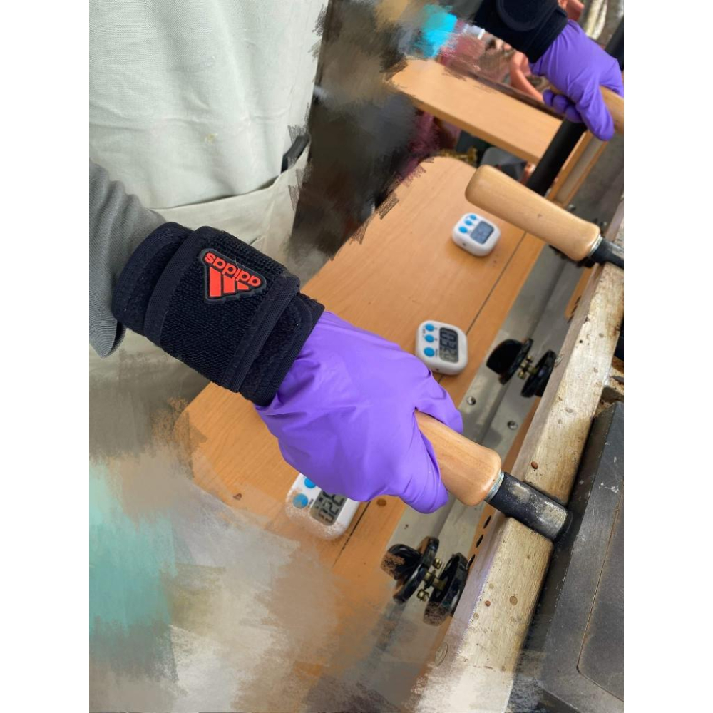 (羽球世家) adidas 護具 愛迪達 WUCHT P3 護腕 護腰 髕骨帶 護肘 護膝 護踝 護膝條 台灣製公司貨-細節圖5