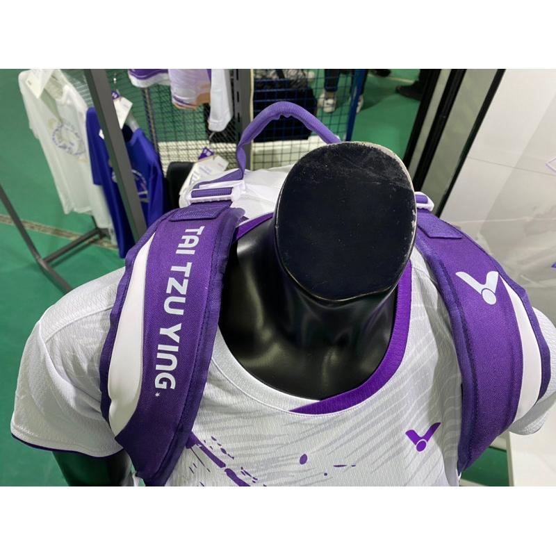 (羽球世家) 勝利 戴資穎專用 選手 羽球袋  BR-9213 TYY 白色 12隻裝 雙肩後揹 獨立置鞋袋-細節圖3