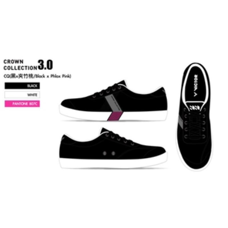 （羽球世家）23 24 勝利 CCS 3.0 戴資穎休閒鞋 第三代 帆布運動鞋 帆布休閒鞋 黑桃 零碼特價-細節圖6