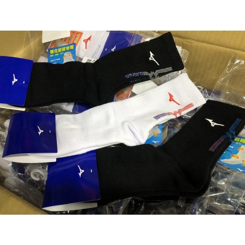 (羽球世家) Mizuno 美津濃 男 25-27cm 運動襪 羽球襪 排球襪 半毛巾底 吸汗 不鬆脫 32TX1507-細節圖6