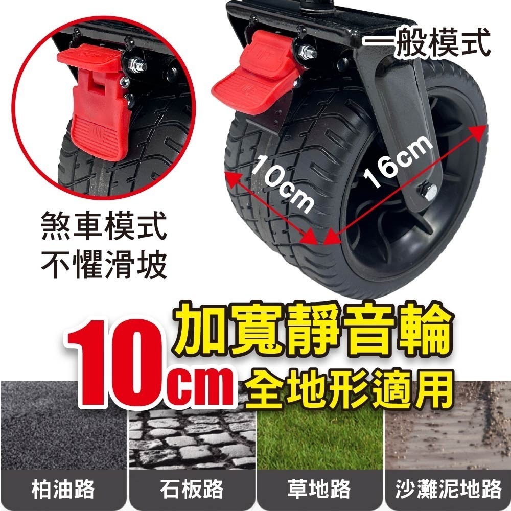 新款 SPF大容量美式小拉車 全方位裝載能力 收納最小 拖車 小推車 折疊推車 寵物車 沙灘車 快速收納 登機-細節圖2