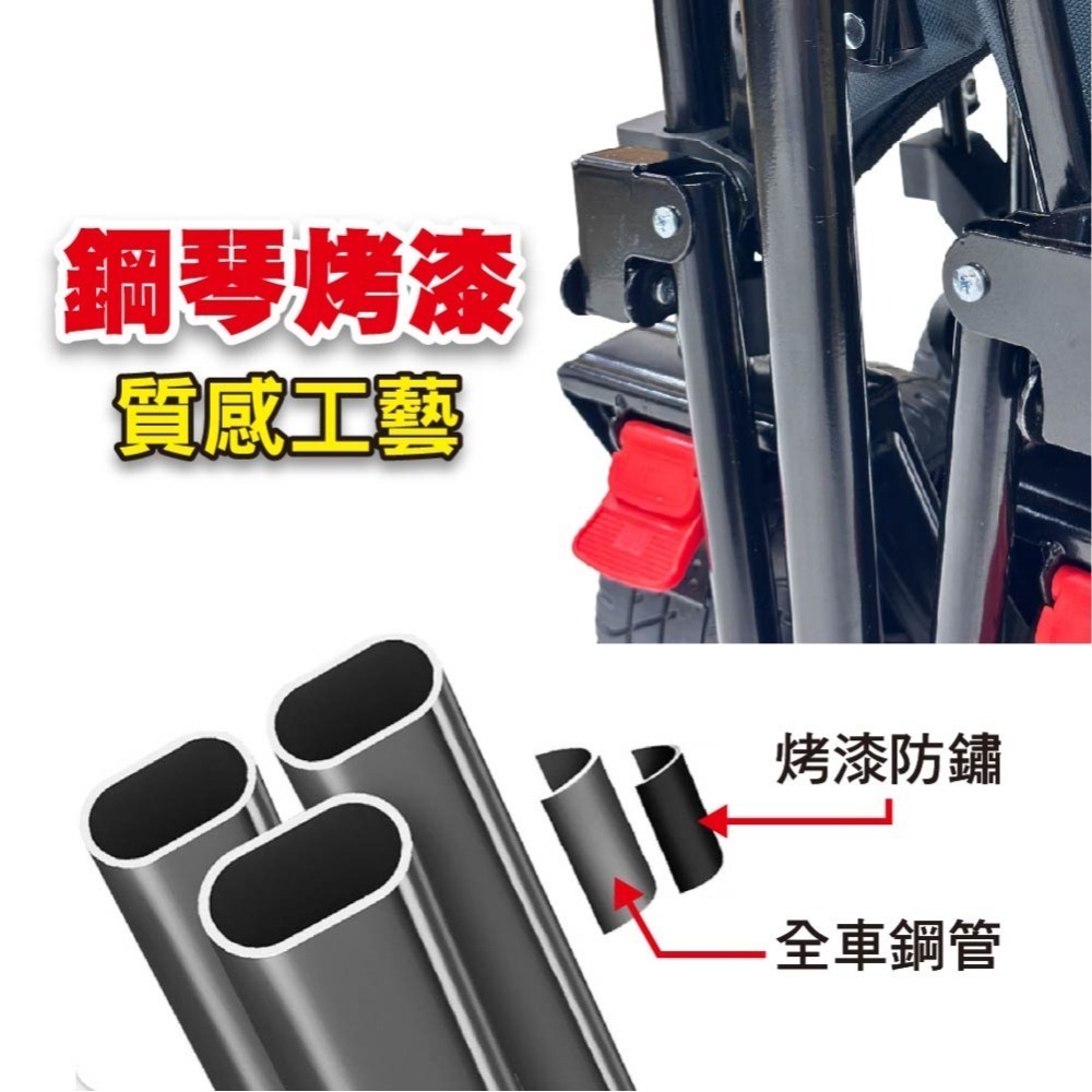 新款 SPF大容量美式小拉車 全方位裝載能力 收納最小 拖車 小推車 折疊推車 寵物車 沙灘車 快速收納 登機-細節圖9