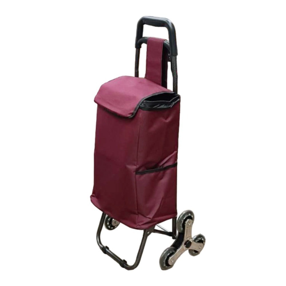 折疊六輪買菜籃車 頂級款水晶輪 爬梯車 購物籃購物袋 拉桿買菜車 輕鬆爬梯車 三輪購物車 可爬樓梯 折疊手推車-規格圖11