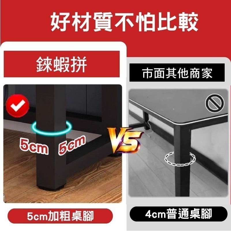 工業風書桌 加強版 台灣現貨 140X60 120X60公分 工業風 電腦桌 電腦桌 書桌 工作桌 辦公桌 洽談桌 桌子-細節圖8