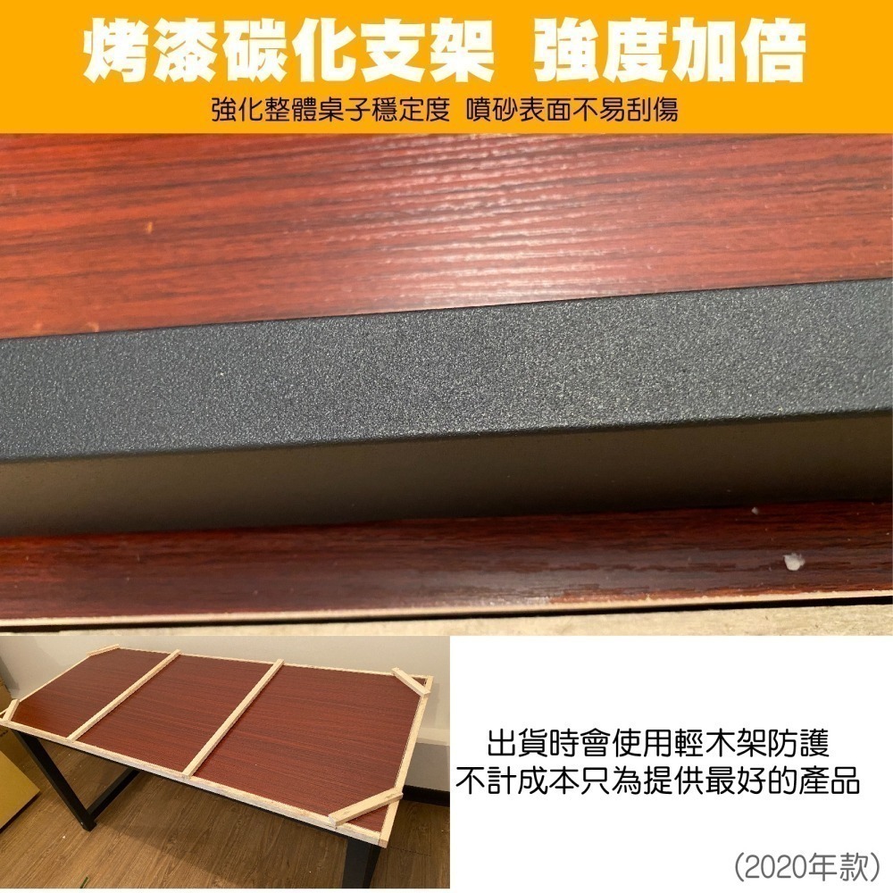 工業風書桌 加強版 台灣現貨 140X60 120X60公分 工業風 電腦桌 電腦桌 書桌 工作桌 辦公桌 洽談桌 桌子-細節圖4