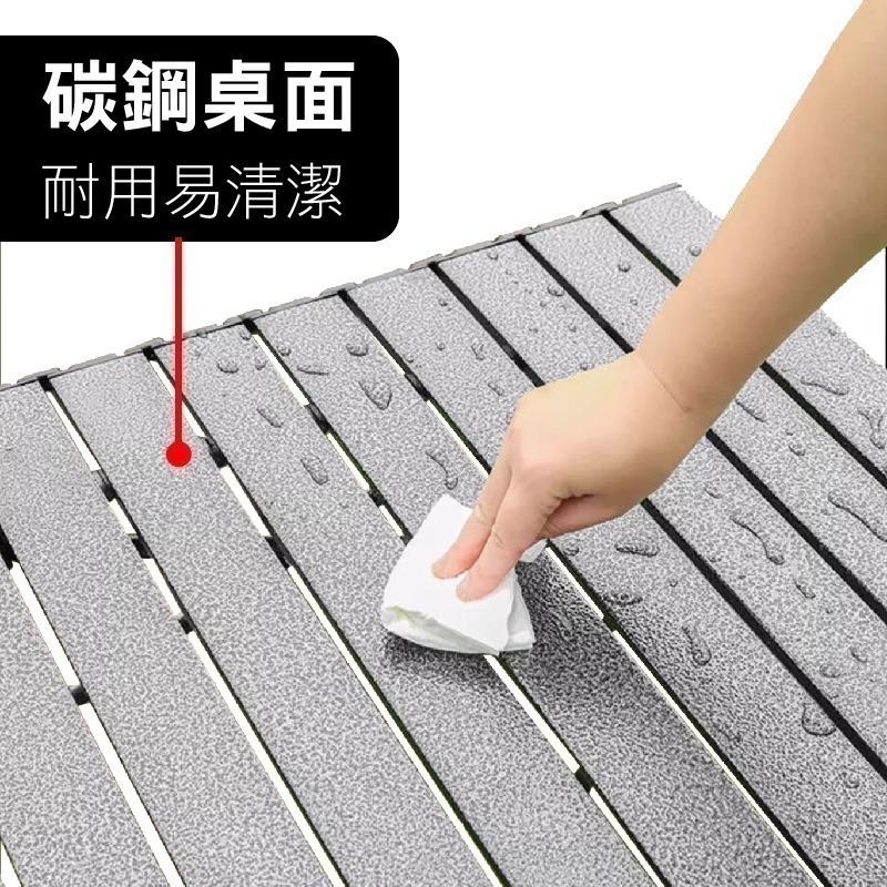 SPF新款碳鋼蛋捲桌椅組 1桌4椅 折疊桌椅組 休閒椅 導演椅 大號扶手 露營 休閒椅子 戶外桌椅 帆布椅 釣魚沙灘椅-細節圖7