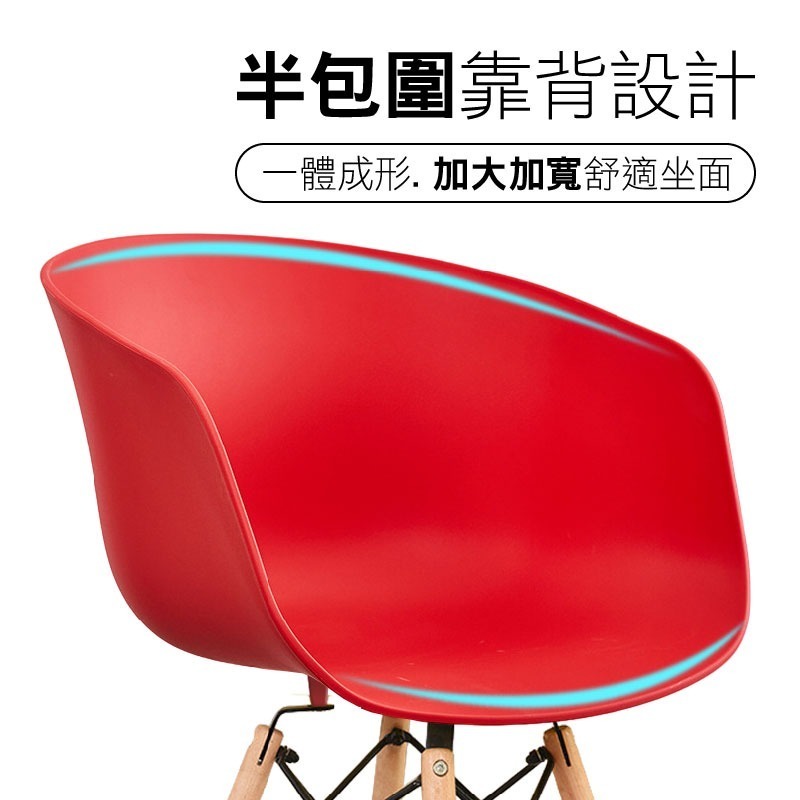 北歐風時尚造型椅 透明餐椅 椅子 化妝椅 餐桌椅 靠背椅 休閒椅 吧檯椅 梳妝椅 椅子北歐 餐廳椅 會議椅 皮革椅-細節圖2