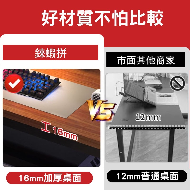 SPF 電競桌 工業風 轉角書桌 轉角桌 碳纖維桌 電競桌 租房專用 辨公桌 電腦桌 書桌 工作桌-細節圖9