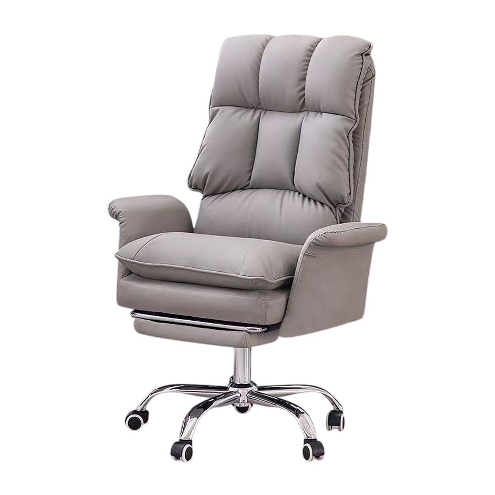 灰色皮革+高級氣桿+擱腳