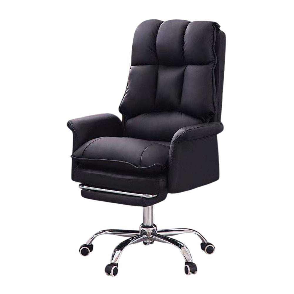 黑色皮革+高級氣桿+擱腳