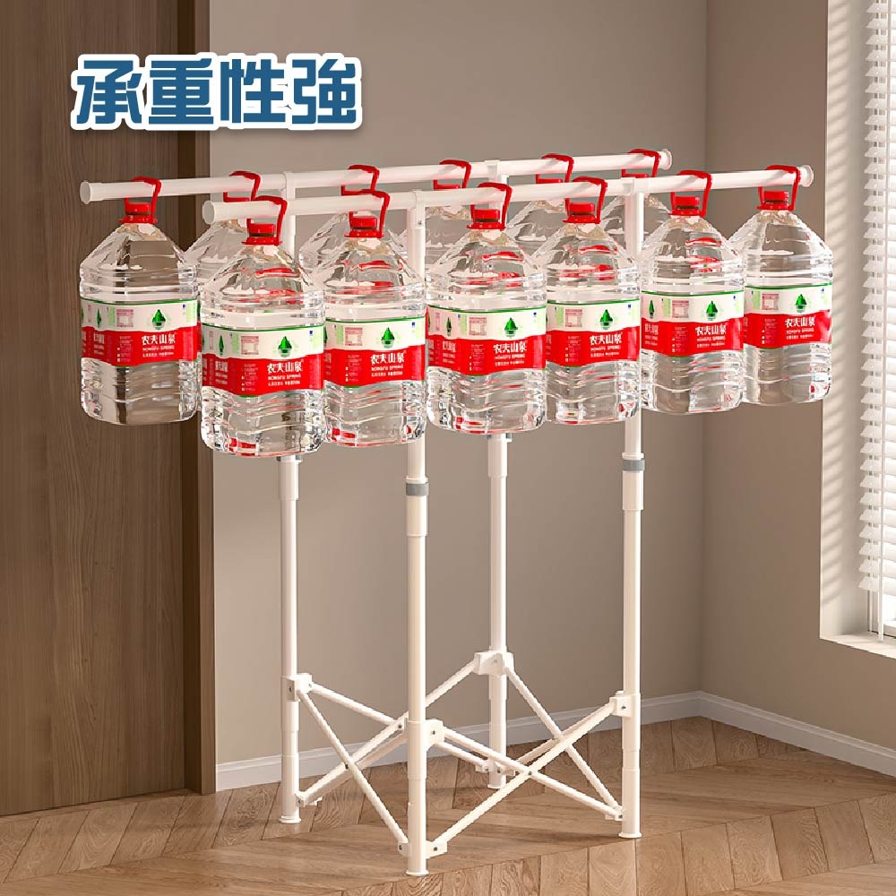 強承重不鏽鋼衣架~台灣現貨~加粗曬衣架 落地掛衣桿~晾衣架 吊衣架 掛衣架 衣帽架/曬衣桿 吊衣桿 服裝店衣架 臥室適用-細節圖6