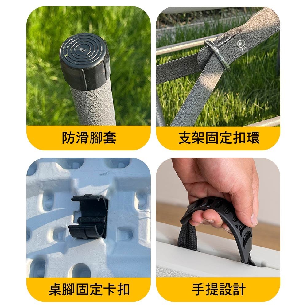 SPF 180x70 手提 戶外多功能桌 摺疊桌 折疊桌 露營桌 會議桌 拜拜桌 戶外桌 加強型 加固款-細節圖5