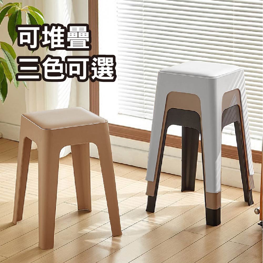 SPF⭐️台灣現貨⭐️加大版椅凳⭐️好收納 多色任選 風車 椅凳 凳子 圓凳 塑膠椅 方凳 繽紛椅凳 矮凳 板凳-細節圖2