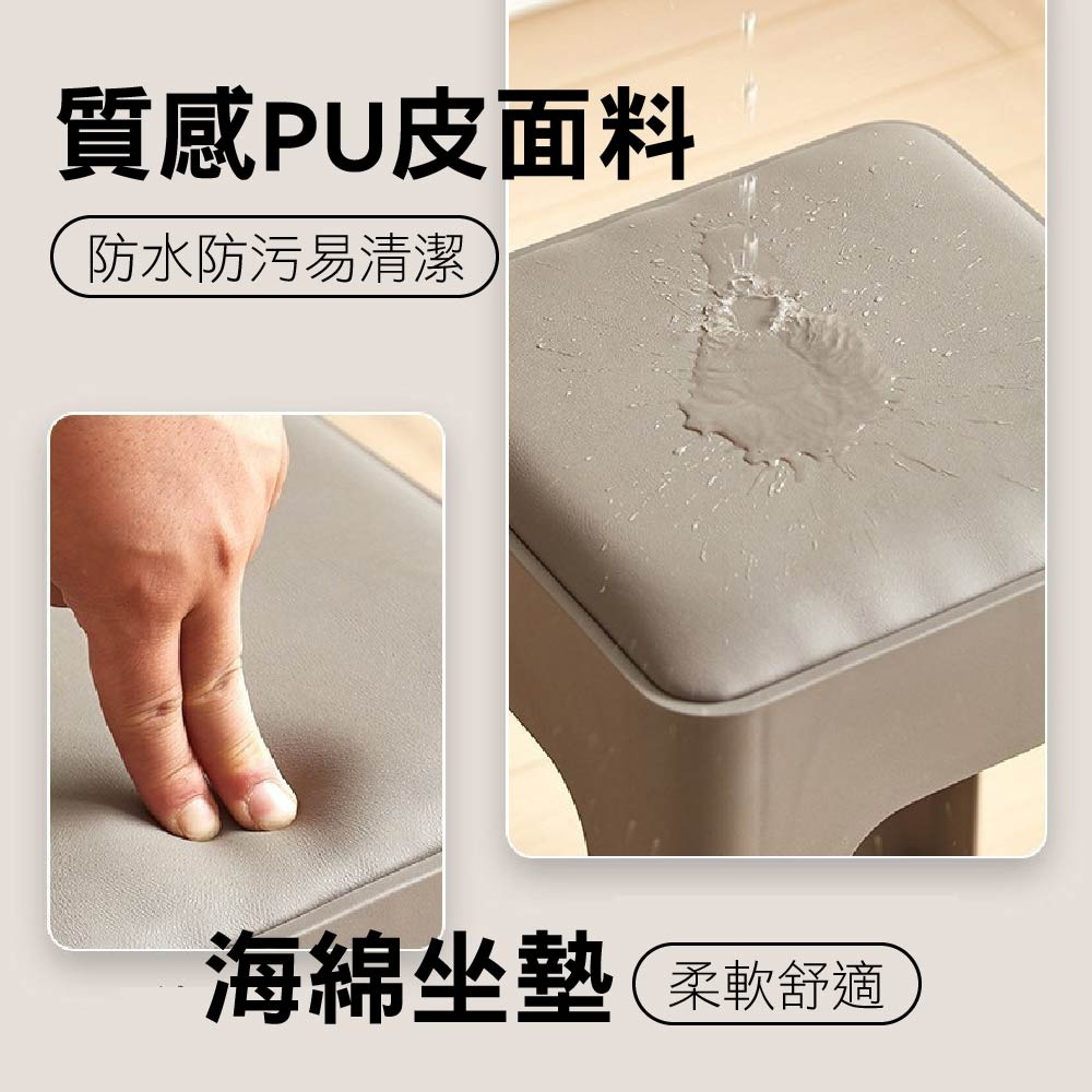 SPF⭐️台灣現貨⭐️加大版椅凳⭐️好收納 多色任選 風車 椅凳 凳子 圓凳 塑膠椅 方凳 繽紛椅凳 矮凳 板凳-細節圖5