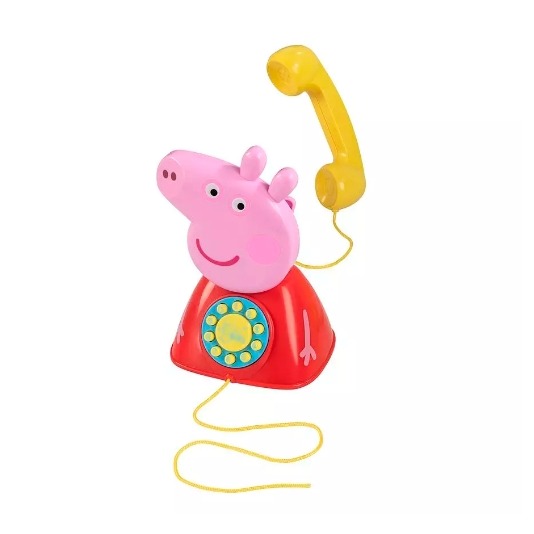 粉紅豬小妹 佩佩造型電話筒-細節圖2