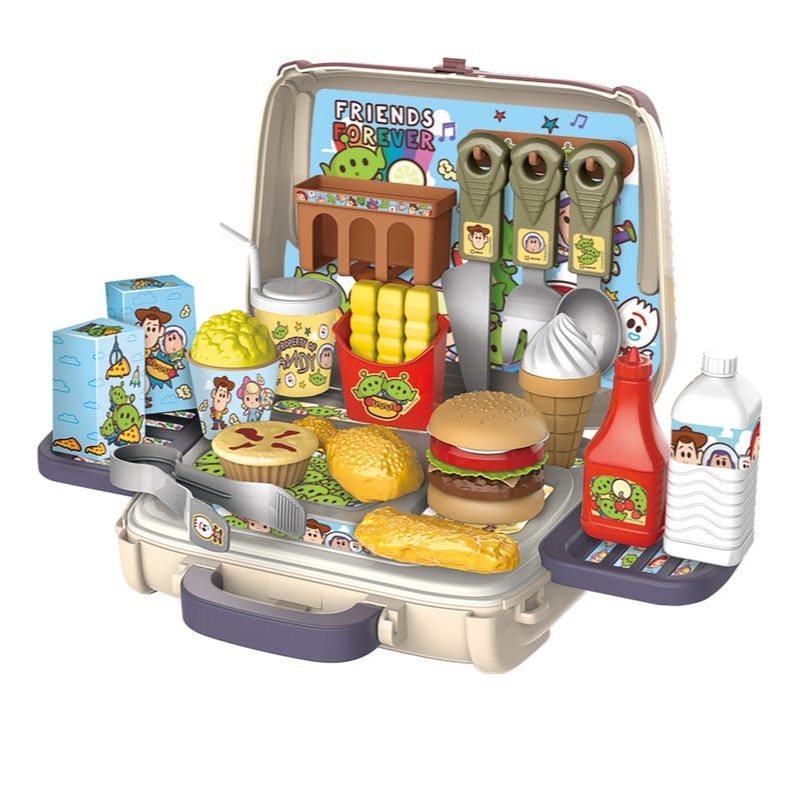 玩具總動員 三合一漢堡手提盒-細節圖2