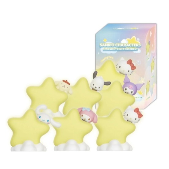 三麗鷗  Sanrio 星星小夜燈 盲盒 盒玩-細節圖2
