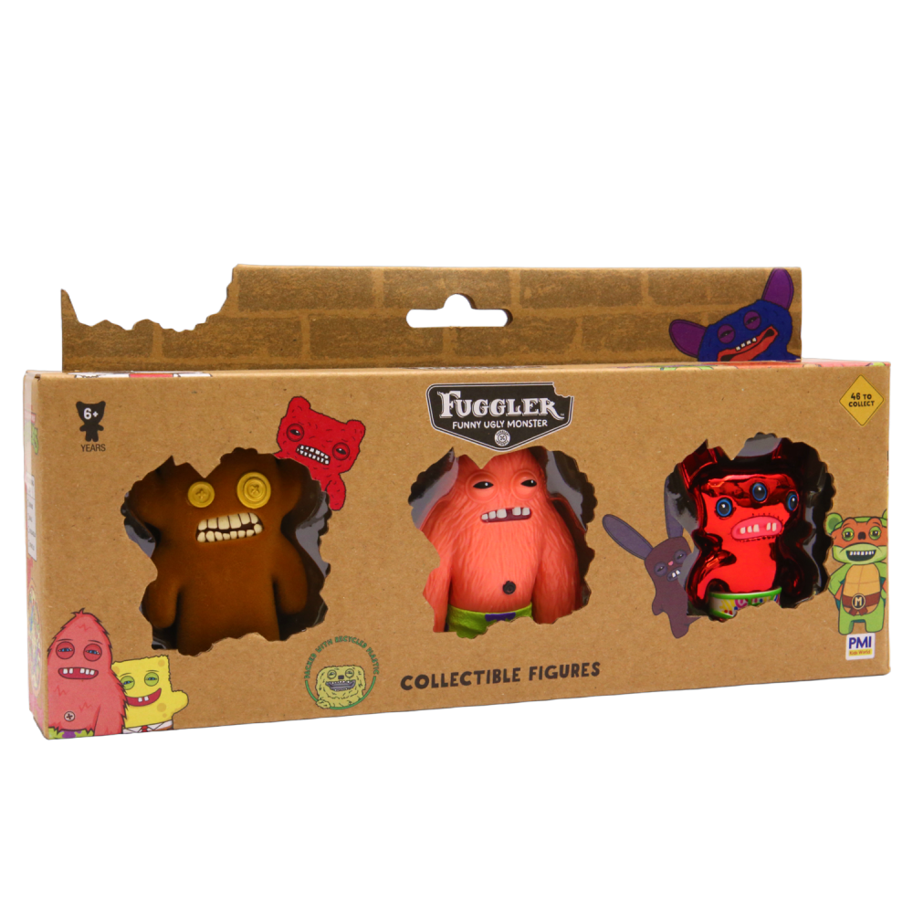 FUGGLER 放克牙寶 公仔  牙勒牙勒系列 S2  3入組 牙齒怪-細節圖2
