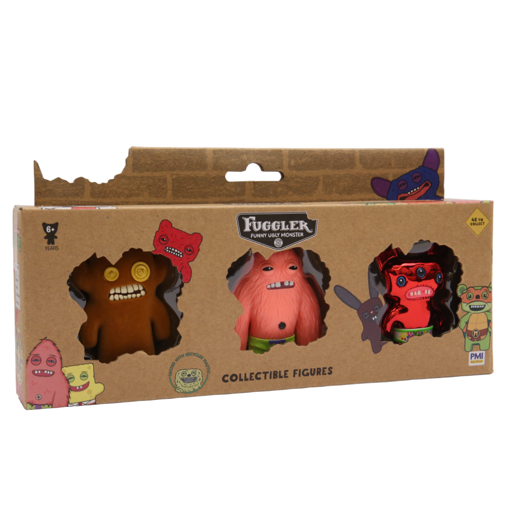 FUGGLER 放克牙寶 公仔  牙勒牙勒系列 S2  3入組 牙齒怪-細節圖3