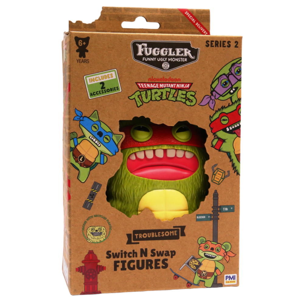 FUGGLER 放克牙寶 公仔  5吋公仔 忍者龜大亂鬥 牙齒怪-細節圖2