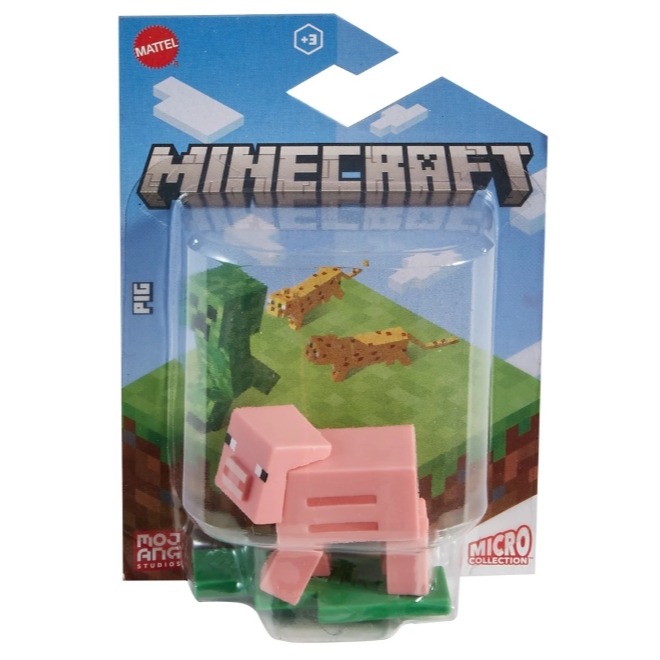 Mattel MINECRAFT 創世神角色 一組5入不重複 麥塊 CP-細節圖2