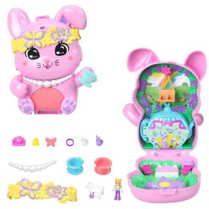 雙11限定 Polly Pocket 口袋波莉 可愛百變百寶盒系列-細節圖4