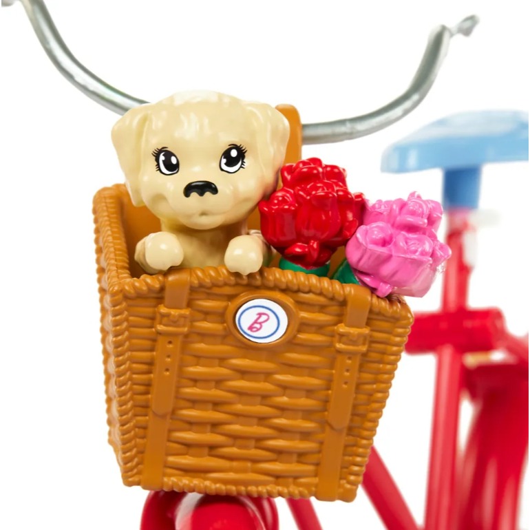 芭比粉紅護照系列 - 跟著芭比去荷蘭! 腳踏車遊戲組-細節圖4