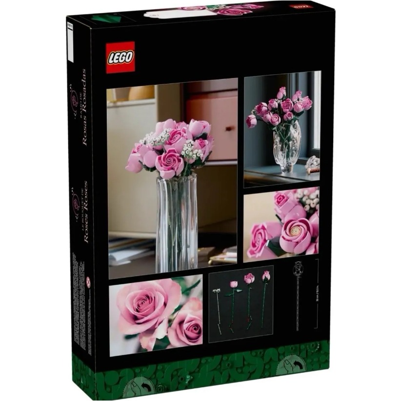 LEGO 10374 粉紅玫瑰花束 Bouquet of Pink Roses 樂高® Icons-細節圖4