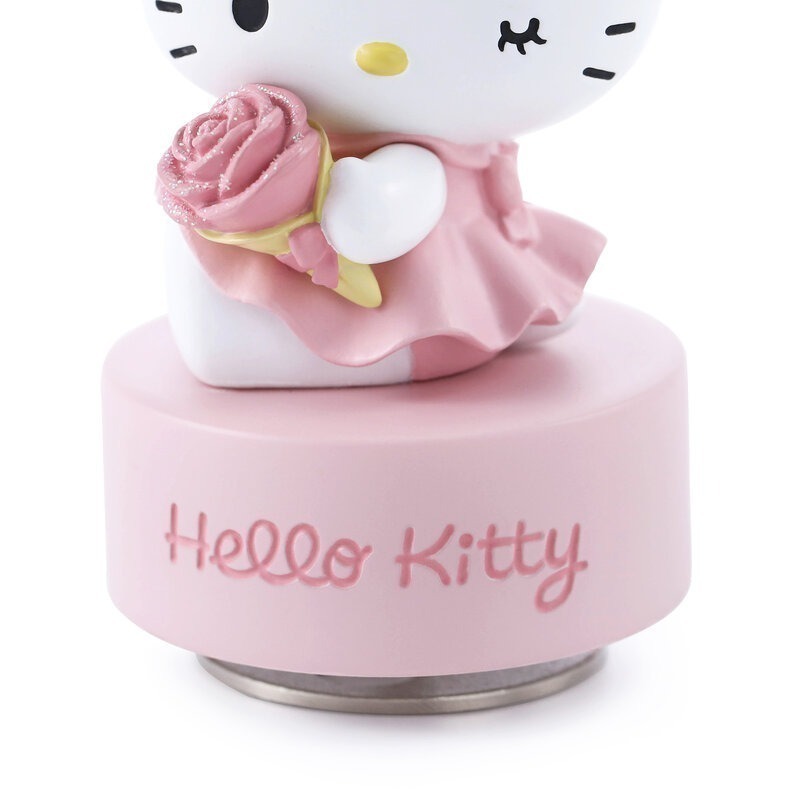 【現貨秒出】JARLL 讚爾藝術 Hello Kitty 愛上玫瑰音樂盒(官方授權) 生日 告白 結婚 紀念日 畢業禮-細節圖2