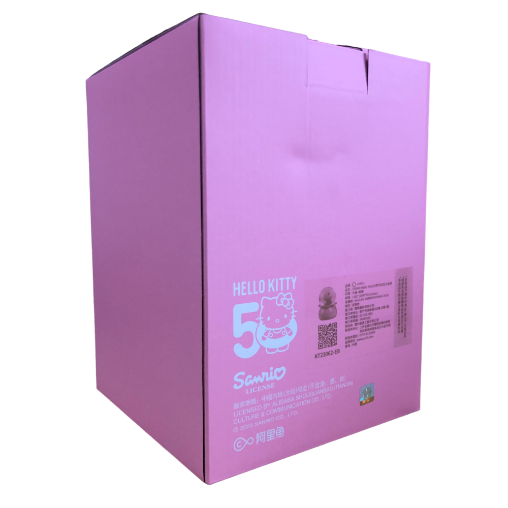 [最後現貨 JARLL 水晶球 ]Hello Kitty 50周年限定收藏 水晶球音樂盒-細節圖3
