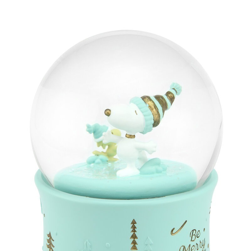 【絕版現貨秒出 JARLL 讚爾藝術】Snoopy史努比-霜凍之夜 水晶球音樂盒 禮物-細節圖3