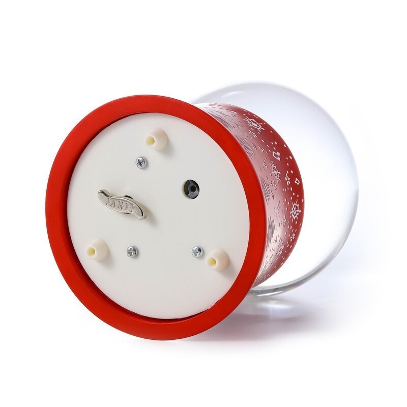 【限時6折售完即絕版JARLL 讚爾藝術】 Snoopy史努比假期愉快(彩色) 水晶球音樂盒 禮物-細節圖4