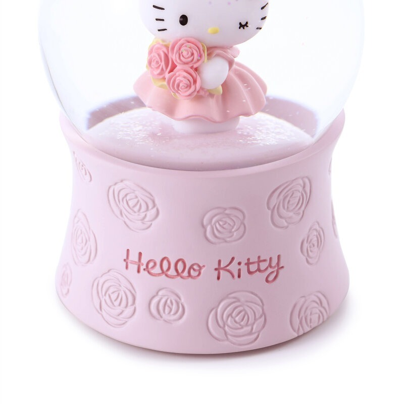 【現貨秒出JARLL 讚爾藝術】Hello Kitty 真誠的愛 水晶球音樂盒生日 告白 結婚 紀念日 畢業禮物-細節圖4