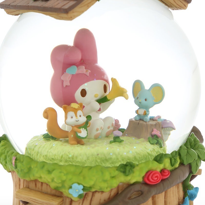 【JARLL 讚爾藝術】&My Melody森林春天音樂派對 水晶球音樂盒 禮物-細節圖3