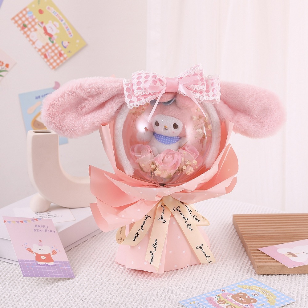 16CM美樂蒂+提袋+暖燈