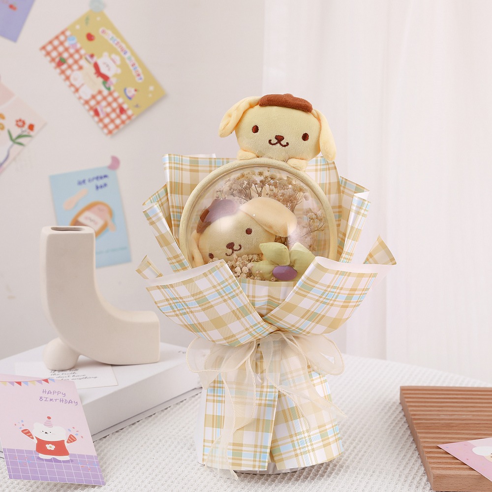 14CM黃色+提袋+暖燈