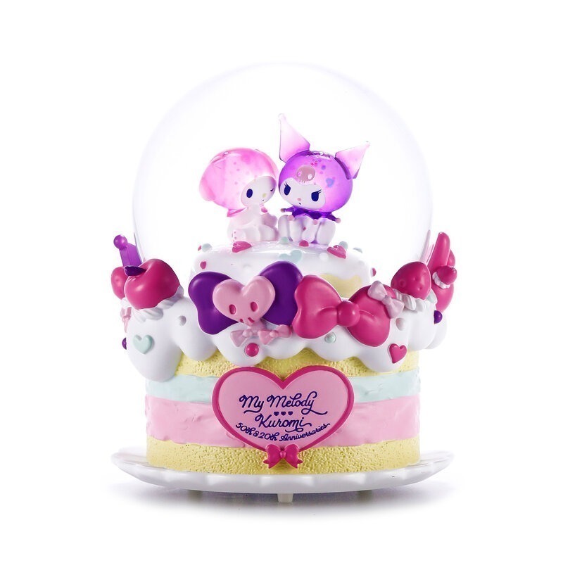 JARLL讚爾藝術美樂蒂50 & 酷洛米20 My Melody & Kuromi 週年限定收藏 水晶球音-細節圖2