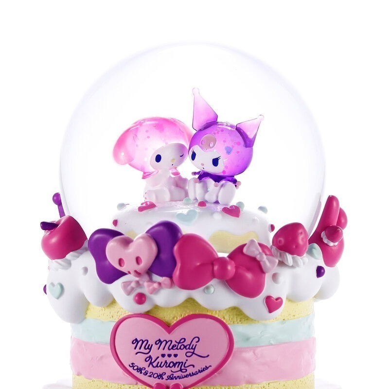 JARLL讚爾藝術美樂蒂50 & 酷洛米20 My Melody & Kuromi 週年限定收藏 水晶球音-細節圖3