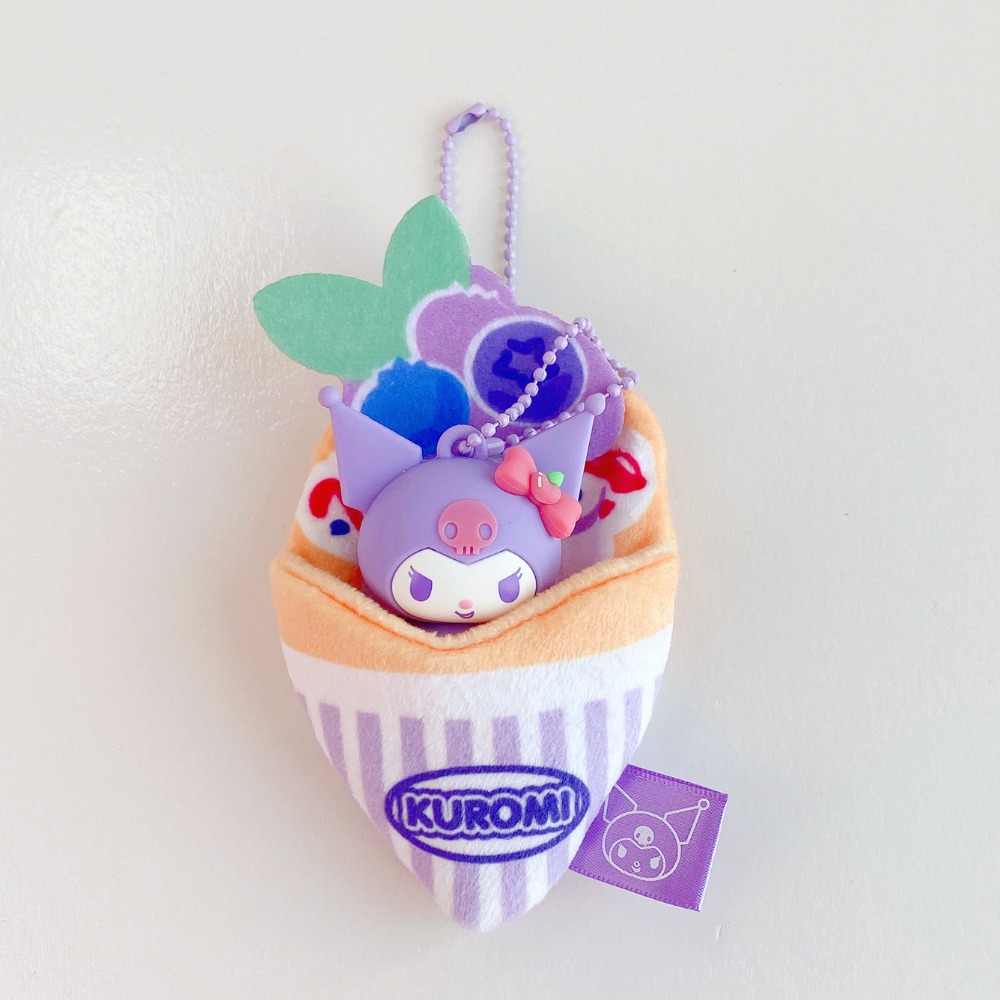 【現貨】三麗鷗家族-可麗餅吊飾組合 鑰匙扣卡通包包公仔鑰匙鏈掛件小禮品-規格圖3