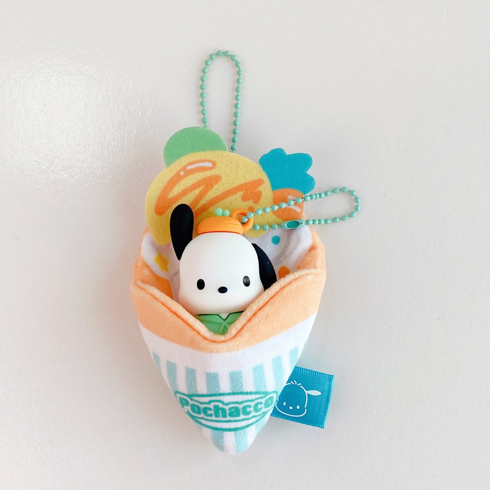 【現貨】三麗鷗家族-可麗餅吊飾組合 鑰匙扣卡通包包公仔鑰匙鏈掛件小禮品-規格圖3