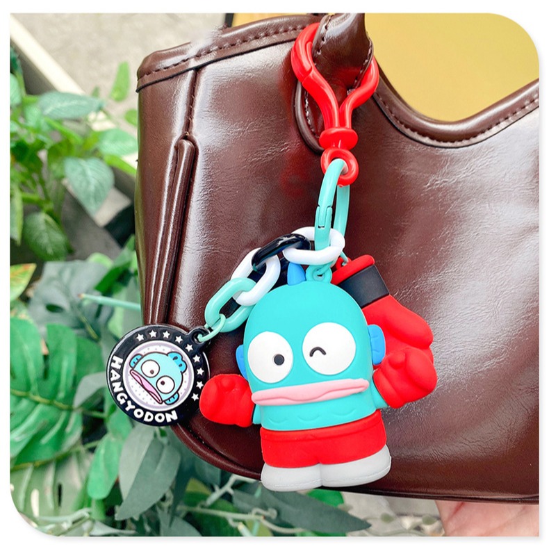 【現貨】可愛 醜魚 人魚漢頓 吊飾 鑰匙圈吊飾 包包吊飾 背包吊飾 送禮 禮物 小禮物 小吊飾 療癒小物-細節圖2