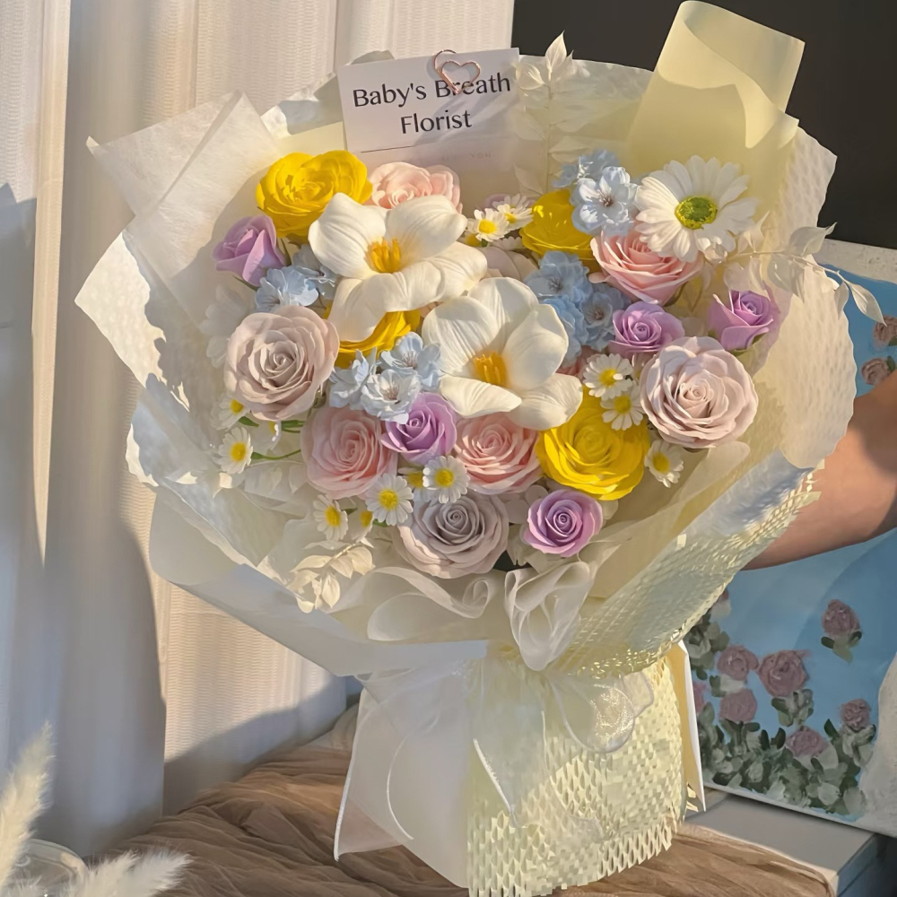 【現貨秒出】玩偶花束 香皂花束 畢業花束(情人節 生日 婚禮 告白 交換禮物 畢業禮物)-細節圖4