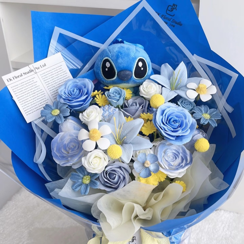 【現貨秒出】玩偶花束 香皂花束 畢業花束(情人節 生日 婚禮 告白 交換禮物 畢業禮物)-規格圖5