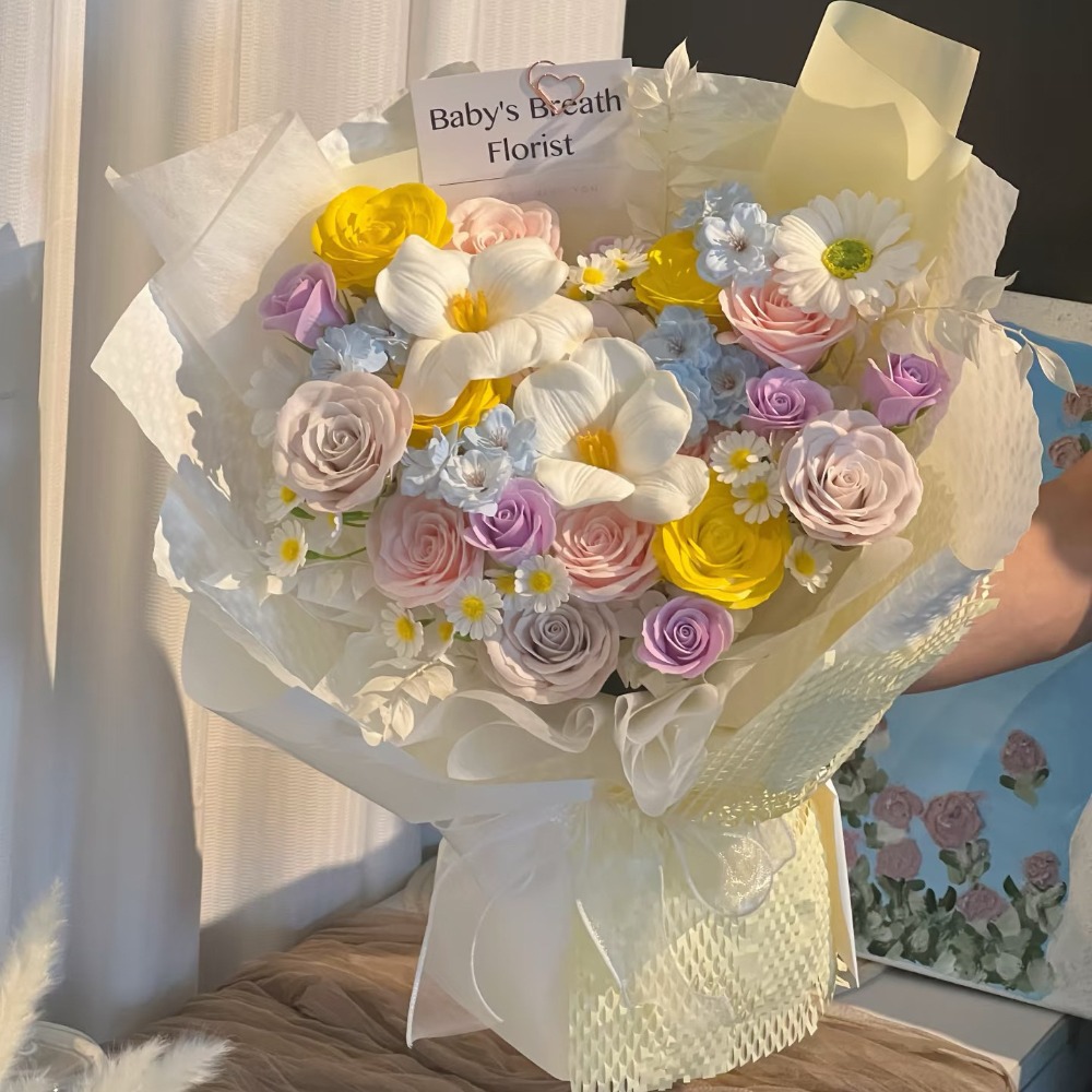 【現貨秒出】玩偶花束 香皂花束 畢業花束(情人節 生日 婚禮 告白 交換禮物 畢業禮物)-規格圖5