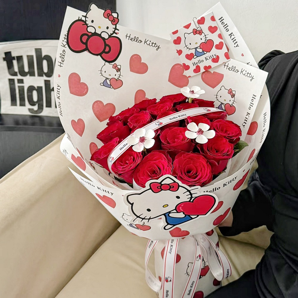 【現貨秒出】多巴胺風花束 網紅花束 多款任選 (情人節 生日 婚禮 告白 交換禮物 畢業禮物)-規格圖2