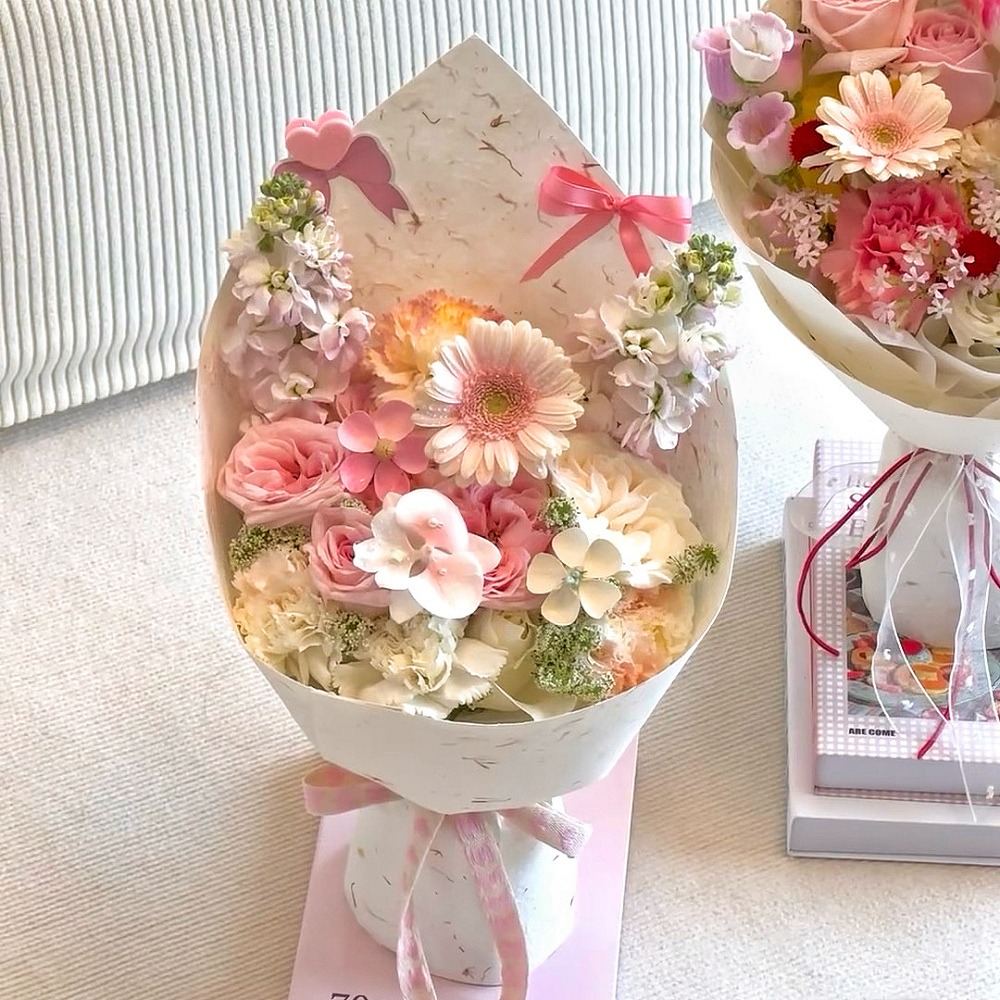 【現貨秒出】多巴胺風花束 網紅花束 多款任選 (情人節 生日 婚禮 告白 交換禮物 畢業禮物)-規格圖2